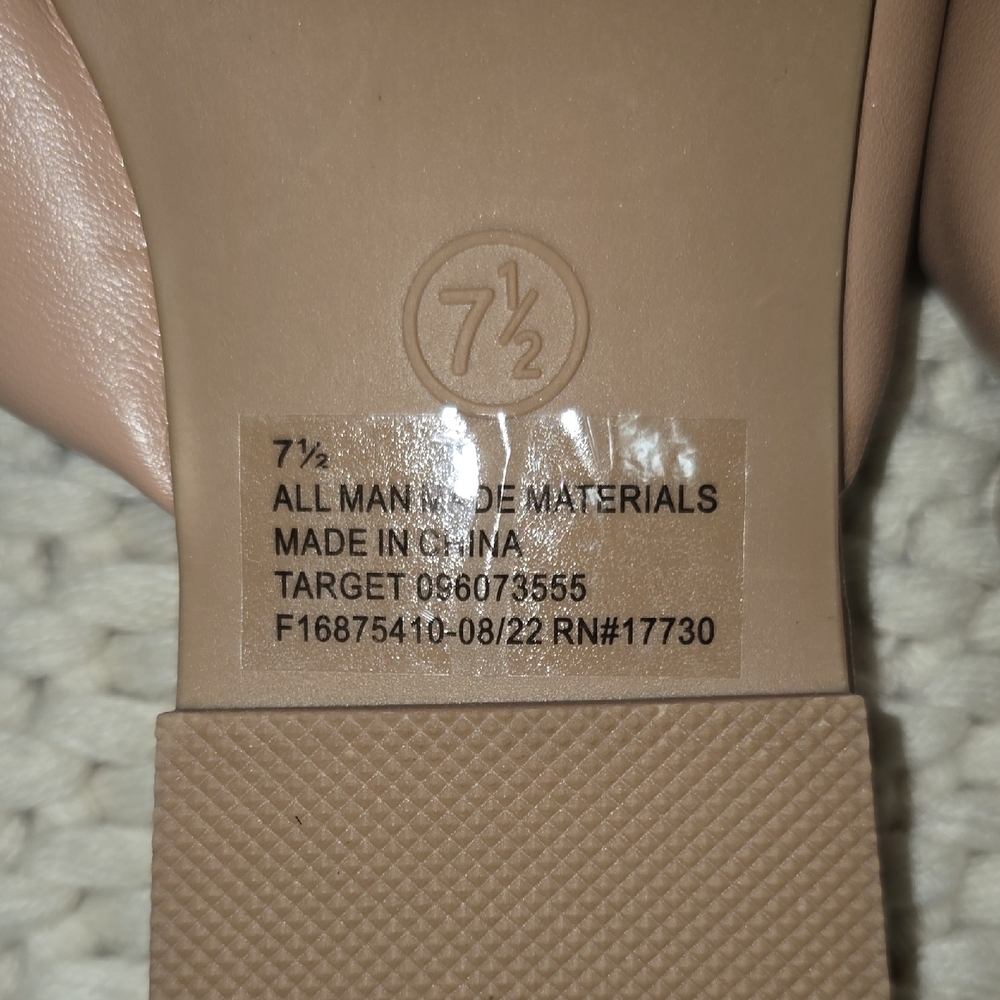 A New Day Tan Knot Slide Sandals - Picture 4 of 4